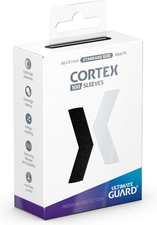Ultimate Guard: Cortex Sleeves Standard Size (100) - Black