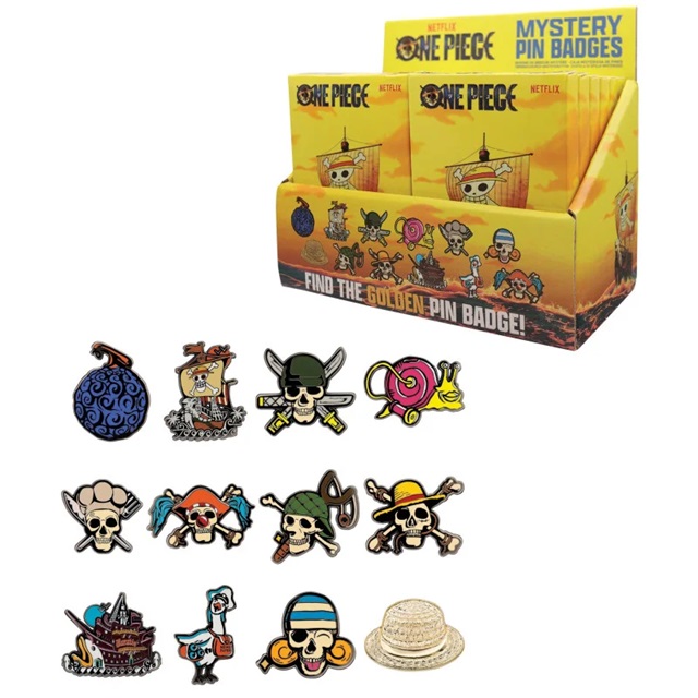 One Piece Netflix: Mystery Pin Badge (1pc)