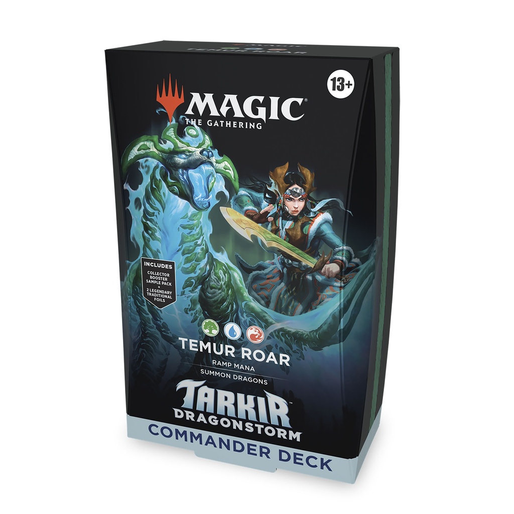 Magic the Gathering: Tarkir Dragonstorm Commander Deck - Temur Roar