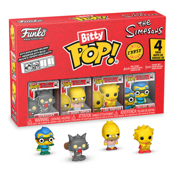 Bitty Pop! Simpsons: Scratchy 4-pack