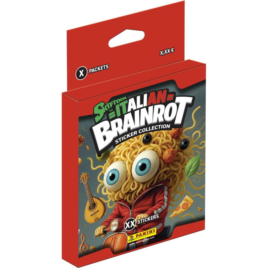 Skifidol Italian Brainrot Sticker Ecoblister