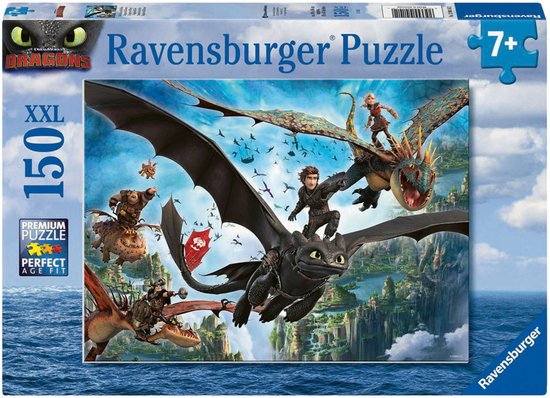 How To Train Your Dragon - Puzzle 150P XXL