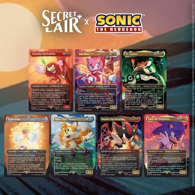 Magic the Gathering: Secret Lair - Sonic Friends & Foes (Non Foil)