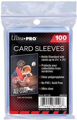 Sleeves Blanco Clear Store Safe Ultra Pro (Standard Size)