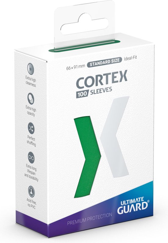 Ultimate Guard: Cortex Sleeves Standard Size (100) - Green