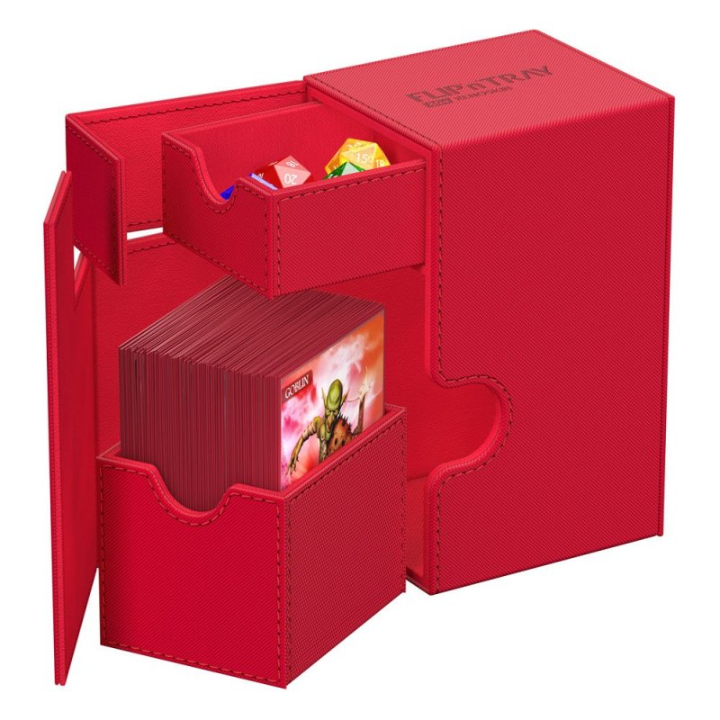 Ultimate Guard: Flip'n'Tray 80+ Xenoskin - Red