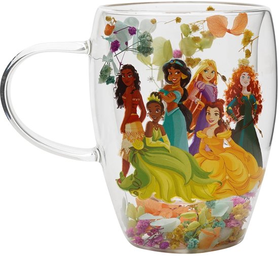 Disney Princess - Princess - Glass with Dried Flowers 300ml