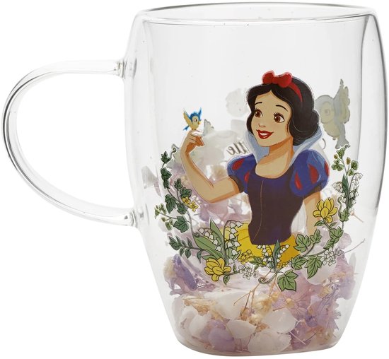 Disney Princess - Snow White - Glass with Dried Flowers 300ml