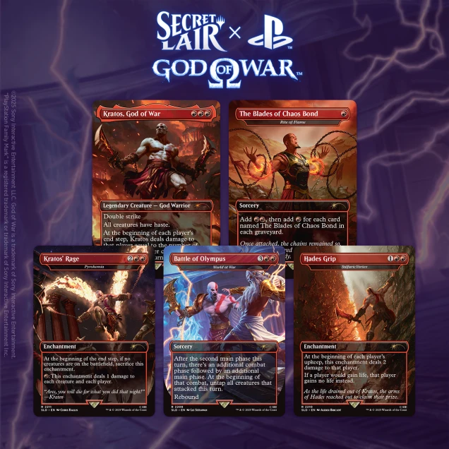 Magic the Gathering: Secret Lair - God Of War - Greek (Non-Foil)
