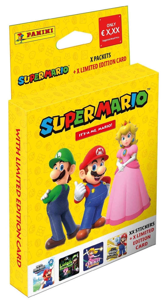 Super Mario Sticker 2 Ecoblister
