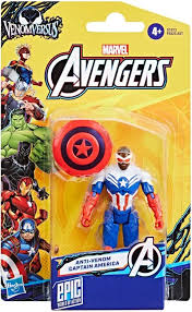 Marvel Avengers Venom Versus - Anti-Venom Captain America Action Figure