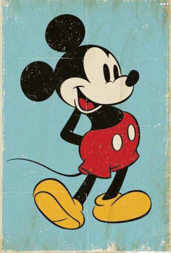 Mickey Mouse Retro - Poster - 61 x 91,5 cm