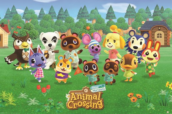 Animal Crossing New Horizons Line Up 61 x 91.5 cm
