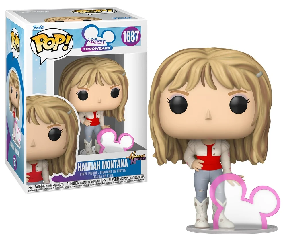Pop! Disney Channel Throwback Hannah Montana - Hannah Montana with Disney Icon (1687)