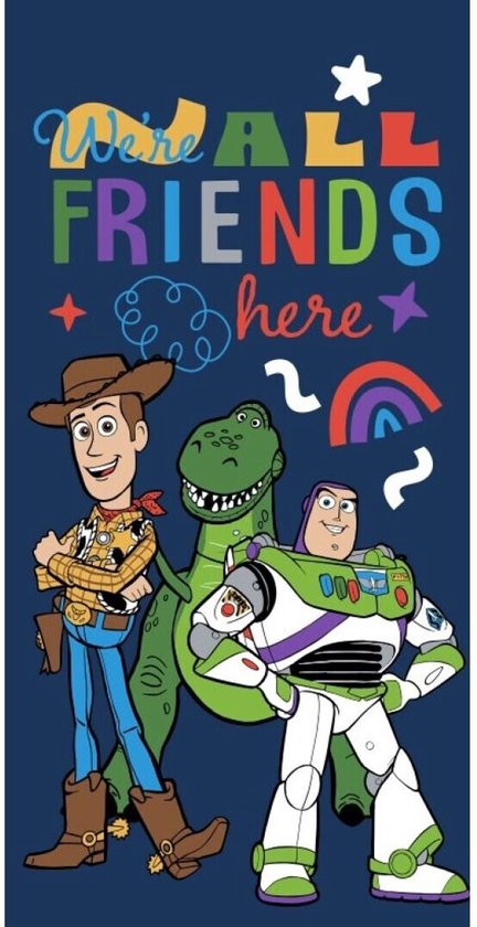 Toy Story We are all Friends Here - Beach Towel 70x140cm 