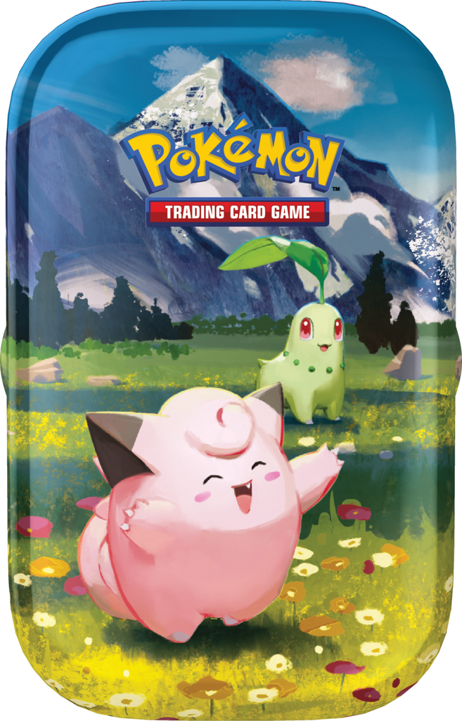 Pokémon Mega Evolution Ascended Heroes Mini Tin - Clafable & Chikorita 