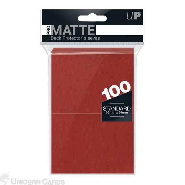 Ultra Pro: Matte Sleeves - Red