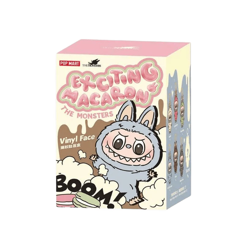 POP MART The Monsters Labubu Vinyl Face Blinde Verpakking-Exciting Macaron