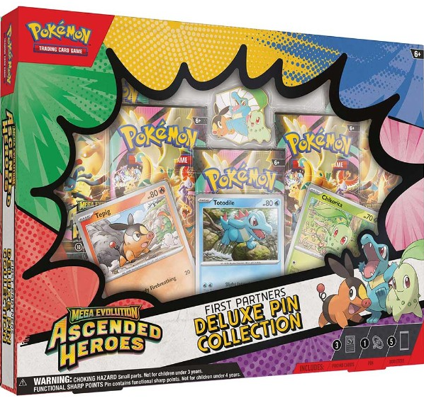 Pokémon Mega Evolution Ascended Heroes Deluxe Pin Collection