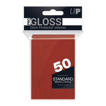 Ultra Pro: Gloss Sleeves - Red