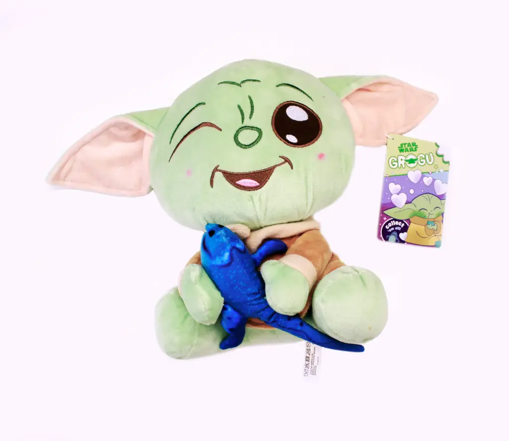Mandalorian Grogu Foodies - Grogu with a Lizard Plush 25cm 