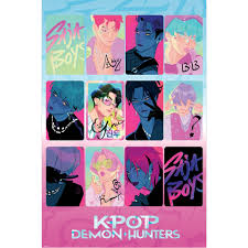KPop Demon Hunters Light and Dark poster - 61 x 92 cm