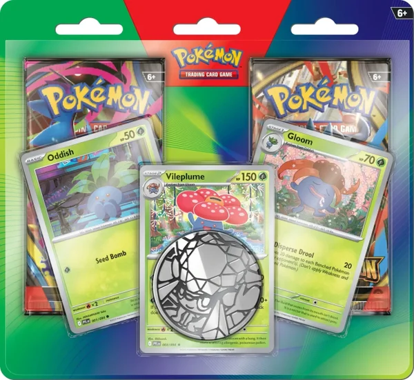 Pokémon TCG Enhanced 2-Pack Blister – Oddish, Gloom & Vileplume