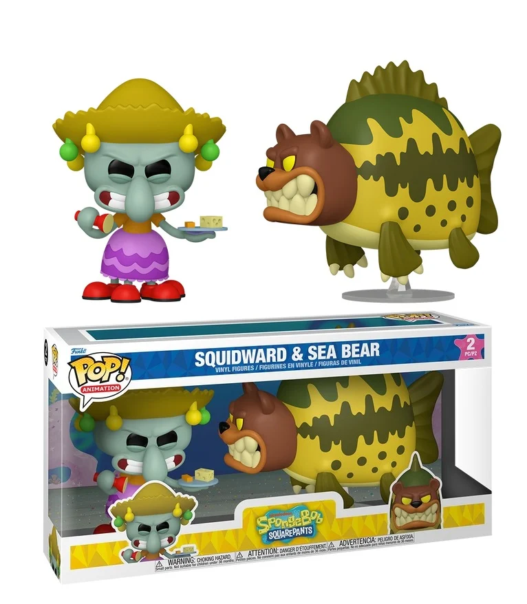 Pop! Animation: Spongebob Squarepants - Squidward & Sea Bear 