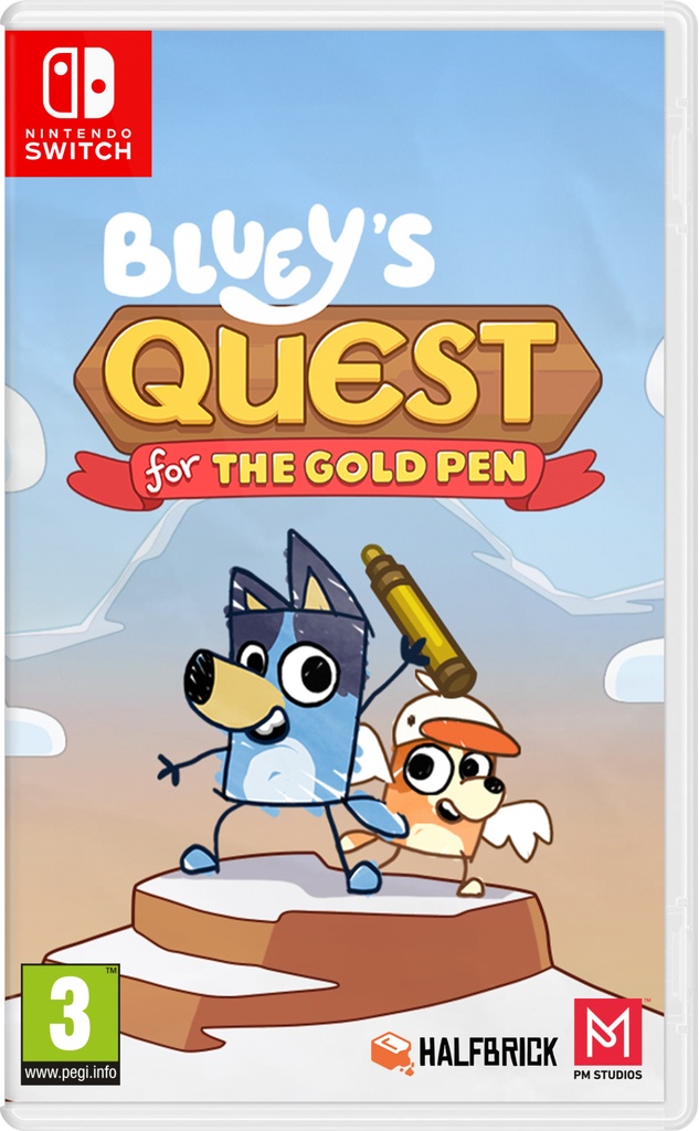 Bluey's Quest for the Gold Pen