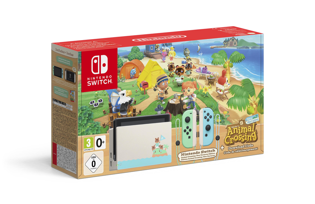Nintendo Switch Console 2019 Bundle Animal Crossing New Horizons