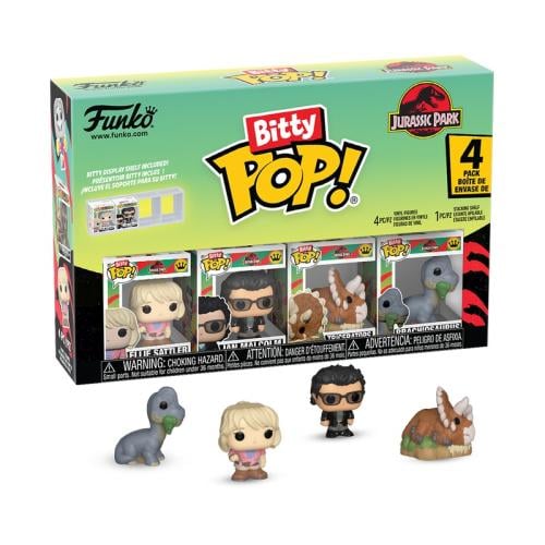 Pop! Bitty: Jurassic Park - 4 Pack (Triceratops)