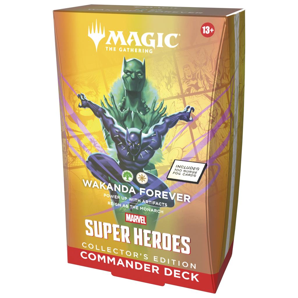 Magic the Gathering Marvel Super Heroes Collector Commander Deck - Wakanda Forever