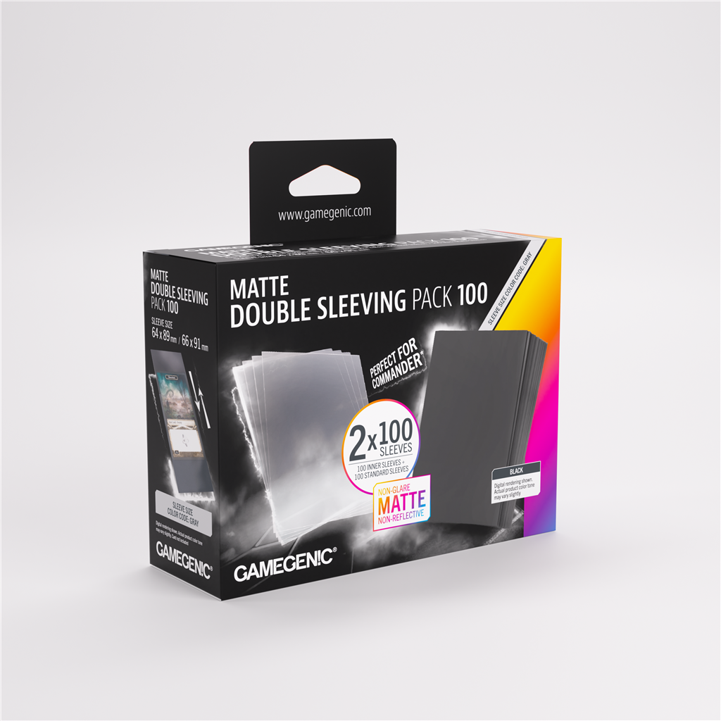 Gamegenic Matte Double Sleeving Pack 66x91mm