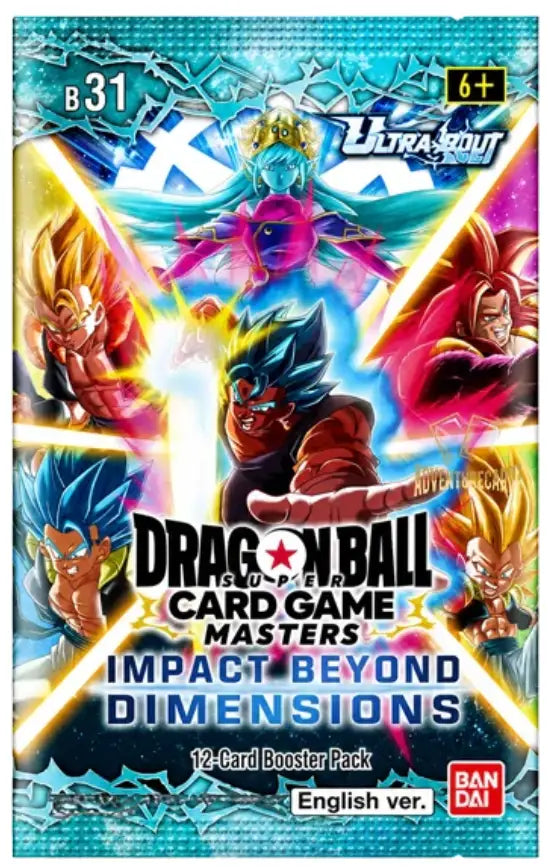 Dragon Ball SCG B31 Impact Beyond Dimensions Booster Pack 