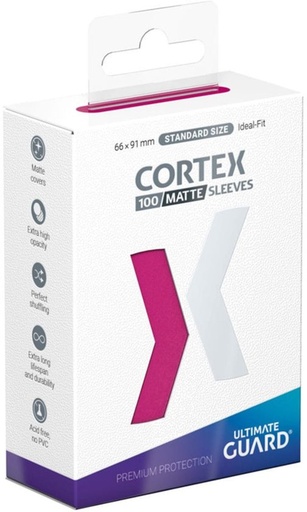 Ultimate Guard: Cortex Sleeves Matte Standard Size (100) - Pink