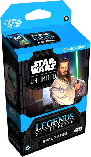 Star Wars: Unlimited - Legends of the Force - Qui-Gon Jinn Spotlight Deck
