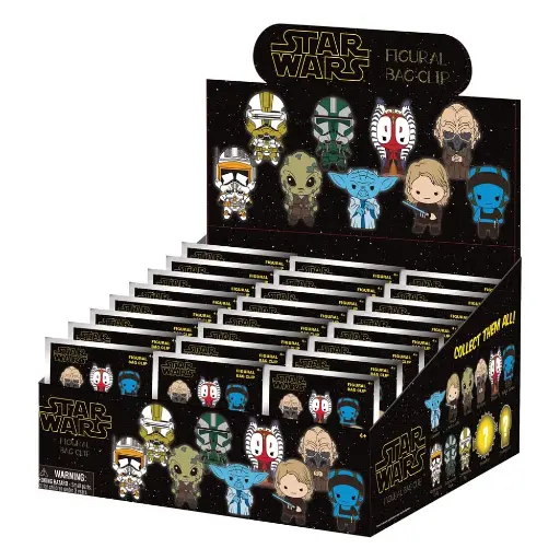 Star Wars 3 - Series 1 - 3D Foam Bag Clip (1pcs)