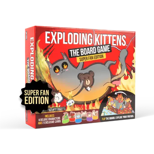 Exploding Kittens: The Board Game Super Fan Edition