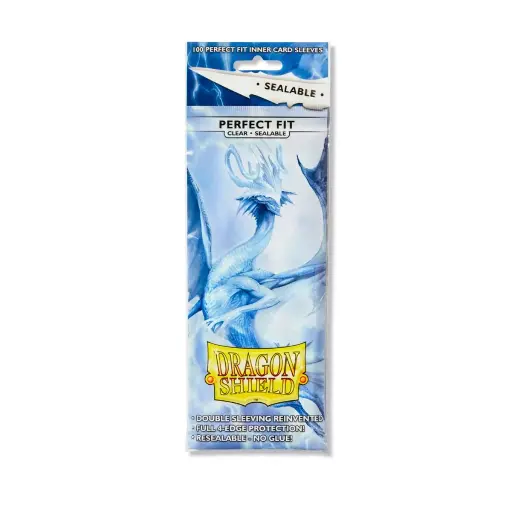 Dragon Shield: Inner Sleeves - Perfect Fit (Clear) (Resealable) (100pcs)