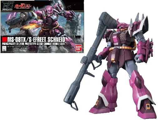 GUNDAM - Model Kit - HG 1/144 - Efreet Schneid MS-08TX/S - 13CM