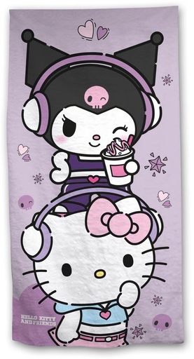 Hello Kitty Hello Kitty & Kuromi - Beach Towel 70x140cm