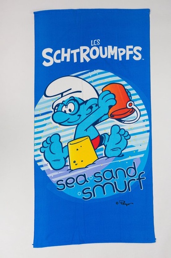 The Smurfs Sea and Smurf - Beach Towel 70x140cm