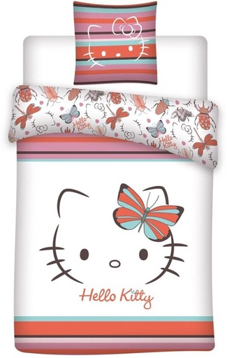 Hello Kitty - Duvet Cover 140x200cm + 65x65cm