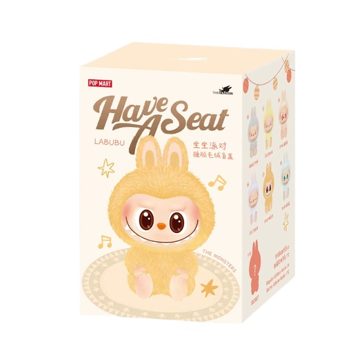 POP MART The Monsters Labubu Vinyl Face Blinde Verpakking-Have a Seat