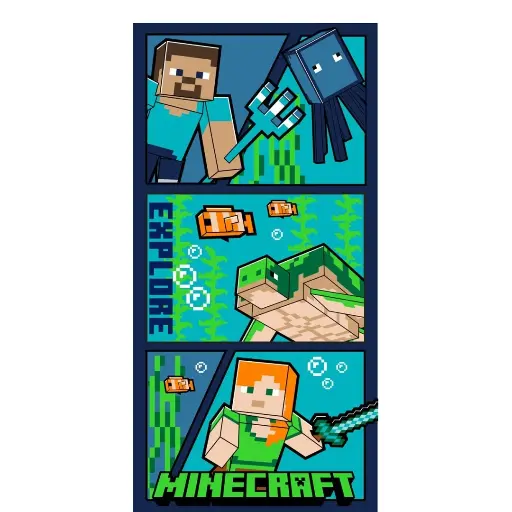 Minecraft - Explore - Beach Towel 70x140cm