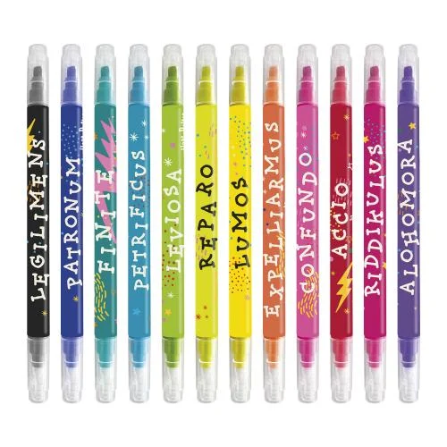 HARRY POTTER - Set of 12 Eraseable Markers