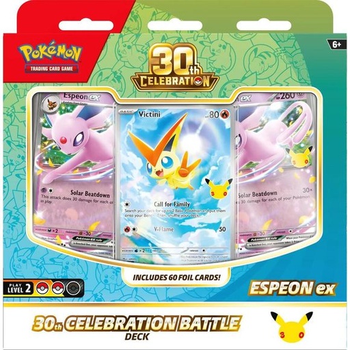 okémon TCG 30th Celebration Battle Deck – Espeon ex