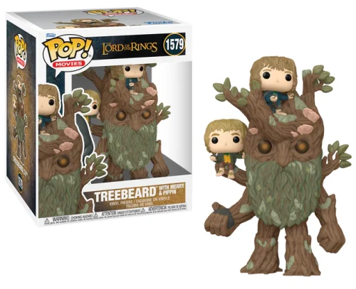 Pop! Movies: The Lord of the Rings - Treebeard with Merry & Pippin (1579)