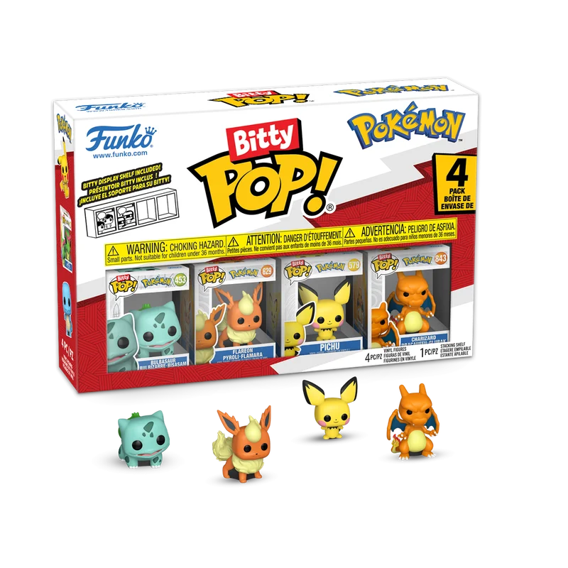 Bitty Pop! Pokemon 4-Pack - Bulbasaur 