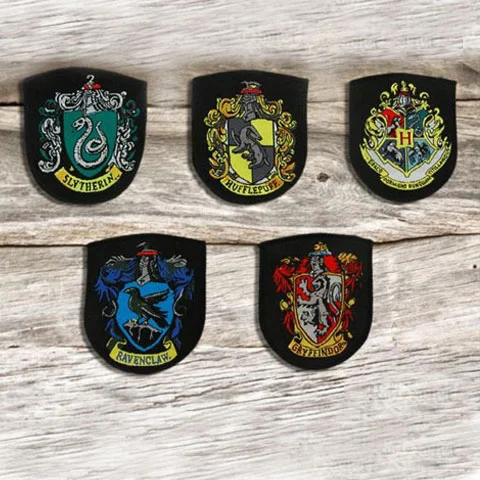 Harry Potter Hogwarts House Crest 5 Pces